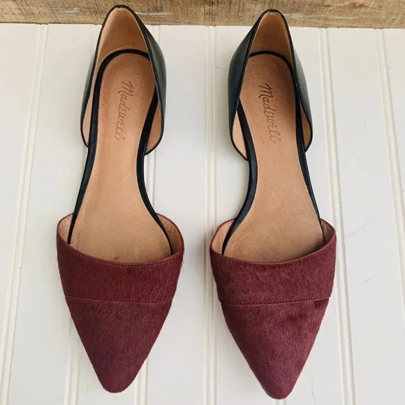 Madewell D’orsay In Calf Hair Flats - Picture 8 of 9